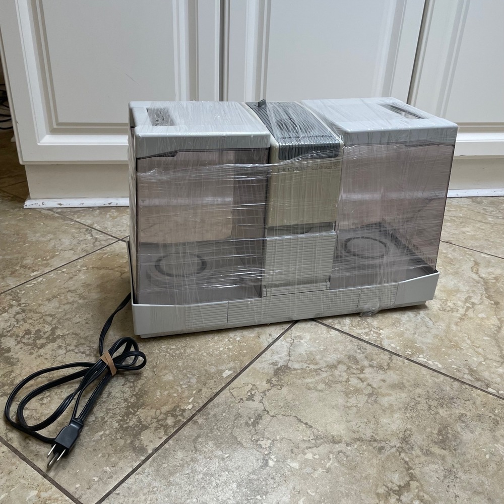 Bionaire Clear Mist 5‎ Dual Tank Humidifier Grey White Vintage Model